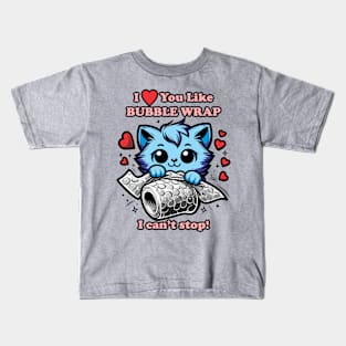 I (Heart) You Like Bubble Wrap Kids T-Shirt